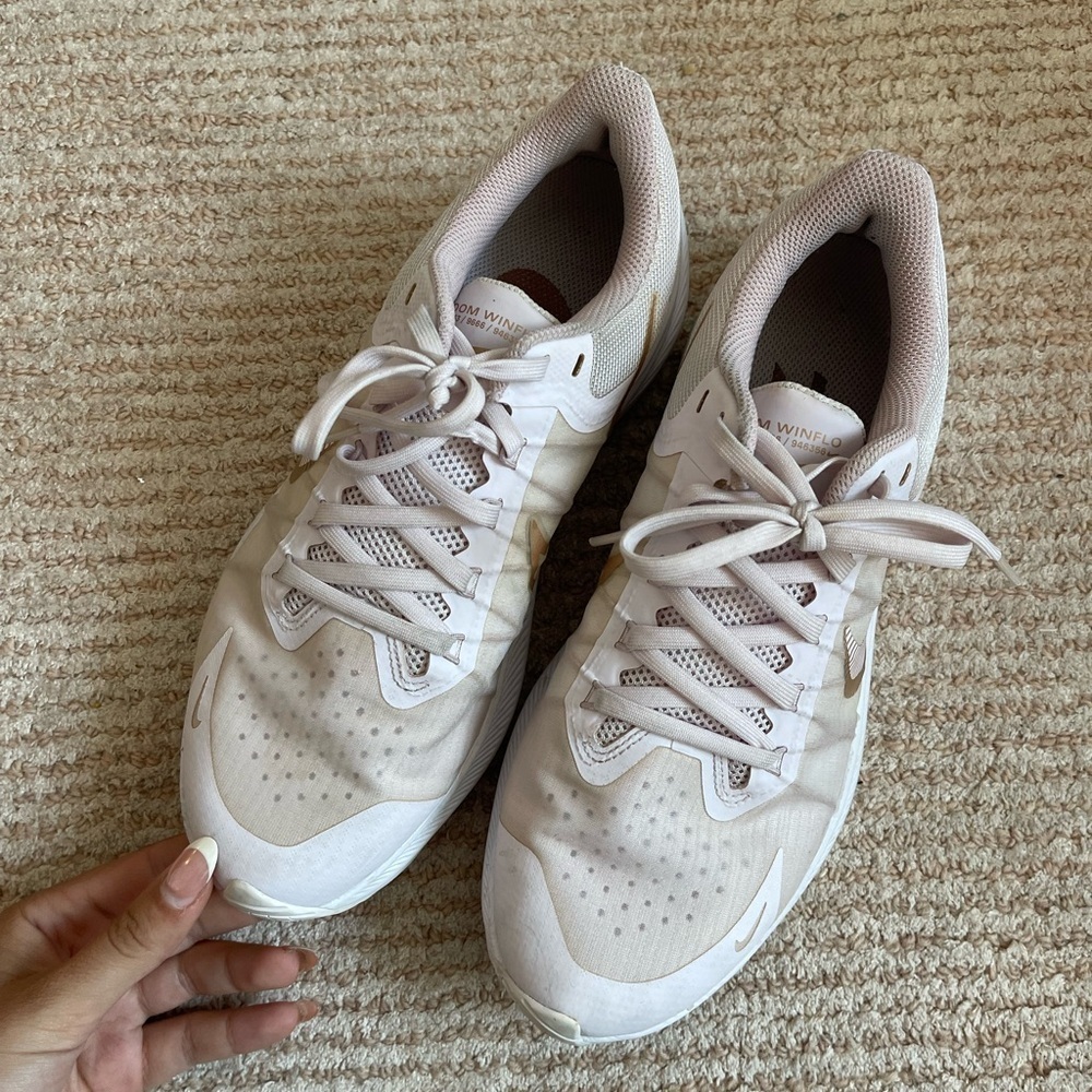 Nike Pink Athletic Shoes Zoom
